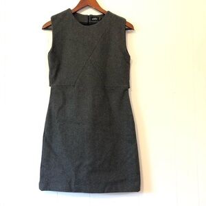 Kate Spade Saturday Tweed Gray Wool Shift Dress 2
